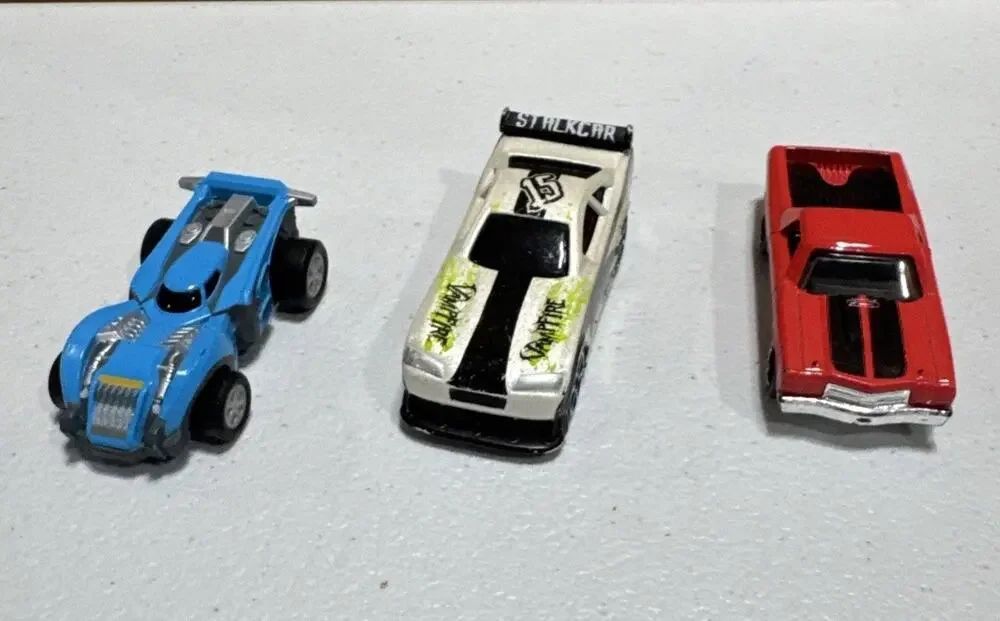 Lot 3 Die Cast Cars Toy Cars Vehicles Rocket League, Maisto Stalkcar, 70 Chevy